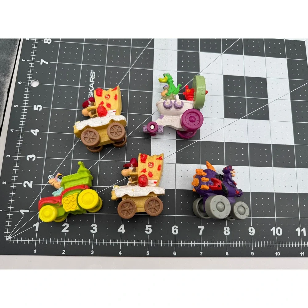 Hanna Barbera Toy Cars‎ Kids Multicolor 1990 Vintage Cartoon Character Lot 5pc